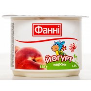 Йогурт Фанні Персик 1.5% 115г Image - 3