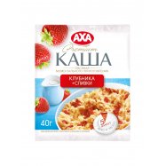Каша Axa овсяная момент приготов со сливками и клубникой 40г Image - 4