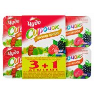 Творожок Чудо Сирочок лесная ягода 5% 100г*4шт 400г Image - 1