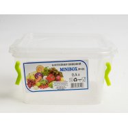 Контейнер пищевой Ал-Пластік MINIBOX №01 0,4л 1шт Image - 2