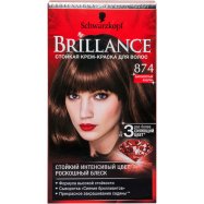 Крем-краска Schwarzkopf Brillance 874 Бархатный каштан 1шт Image - 6