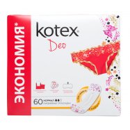 Прокладки Deo Нормал ежедневн Kotex 60шт Image - 5