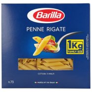 Макароны Barilla Penne Rigate из твер сорт пшеницы 1000г Image - 1