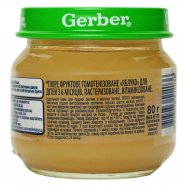 Пюре Gerber Яблоко фруктовое для детей с 6 месяцев 80г Image - 4