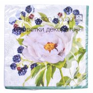 Салфетки Tarrington House Пионы новые декор 3 слоя 18шт Image - 1