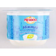 Крем творожный President Нежный 0,2% 100г Image - 4