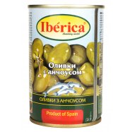 Оливки Ibérica с анчоусом 300г Image - 1