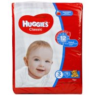 Подгузники Huggies Classic 3 размер 4-9кг детские 78шт Image - 1