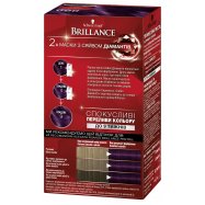 Крем-краска для волос Brillance 888 Темная вишня 1шт Image - 9
