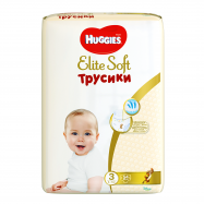 Подгузники-трусики Huggies Elite Soft 3р д/дет 6-11кг 54шт Image - 3