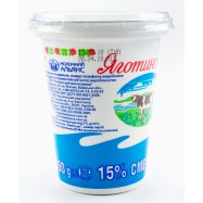 Сметана Яготинська 15% 350г Image - 3