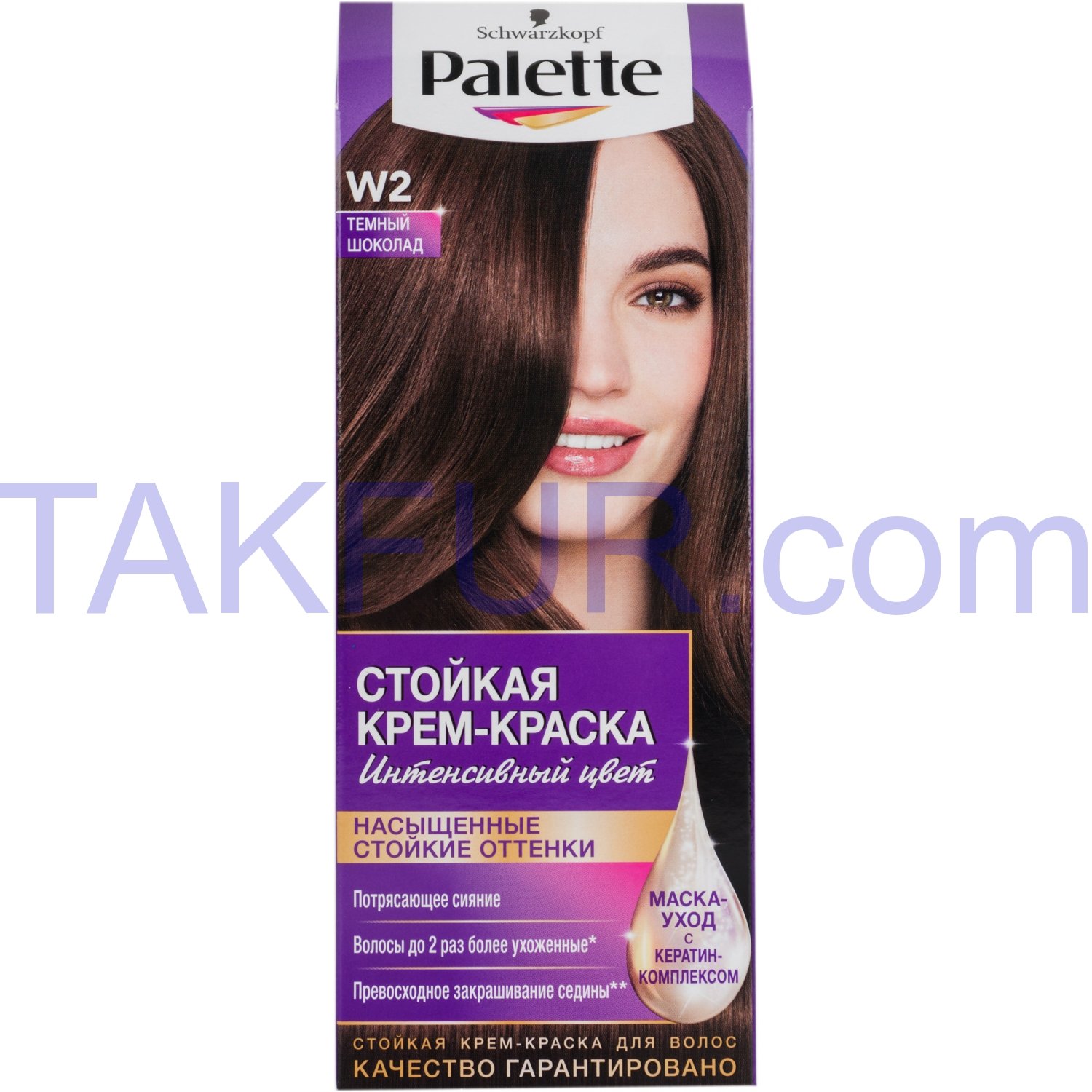 Крем-краска для волос Palette (W2) 3-65 Темный шоколад 1шт купить ...