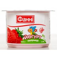 Йогурт Фанні Клубника 1.5% 115г Image - 3