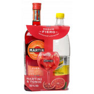 Набор Вермут Martini Fiero красный 14,9% 750мл+Schweppes 1л Image - 4
