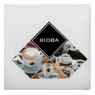 Салфетки бумажные Rioba двухслойные 33*33см 50шт Image - 1