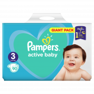 Подгузники Pampers Active Baby Midi детские 6-10кг 90шт Image - 1