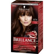 Крем-краска Schwarzkopf Brillance 874 Бархатный каштан 1шт Image - 4