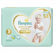 Подгузники-трус Pampers Premium Care Junior 5р 12-17кг 34шт Image - 3