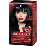 Крем-краска для волос Brillance 891 Иссиня-чорный 1шт Image - 6