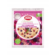 Каша Axa овсяная моментальног приготов сливк и лесн ягод 40г Image - 1
