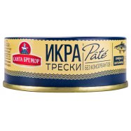 Икра трески Pâté деликатесная пастеризованная 90г Image - 2
