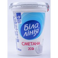 БІЛА ЛІНІЯ СМЕТАНА 20%350Г(СТ) Image - 3