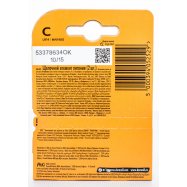 Элемент питания Duracell щелочной C 1.5V 2шт Image - 2