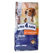 Корм д/собак средних пород Club 4 Paws Премиум сухой 2кг Image - 1