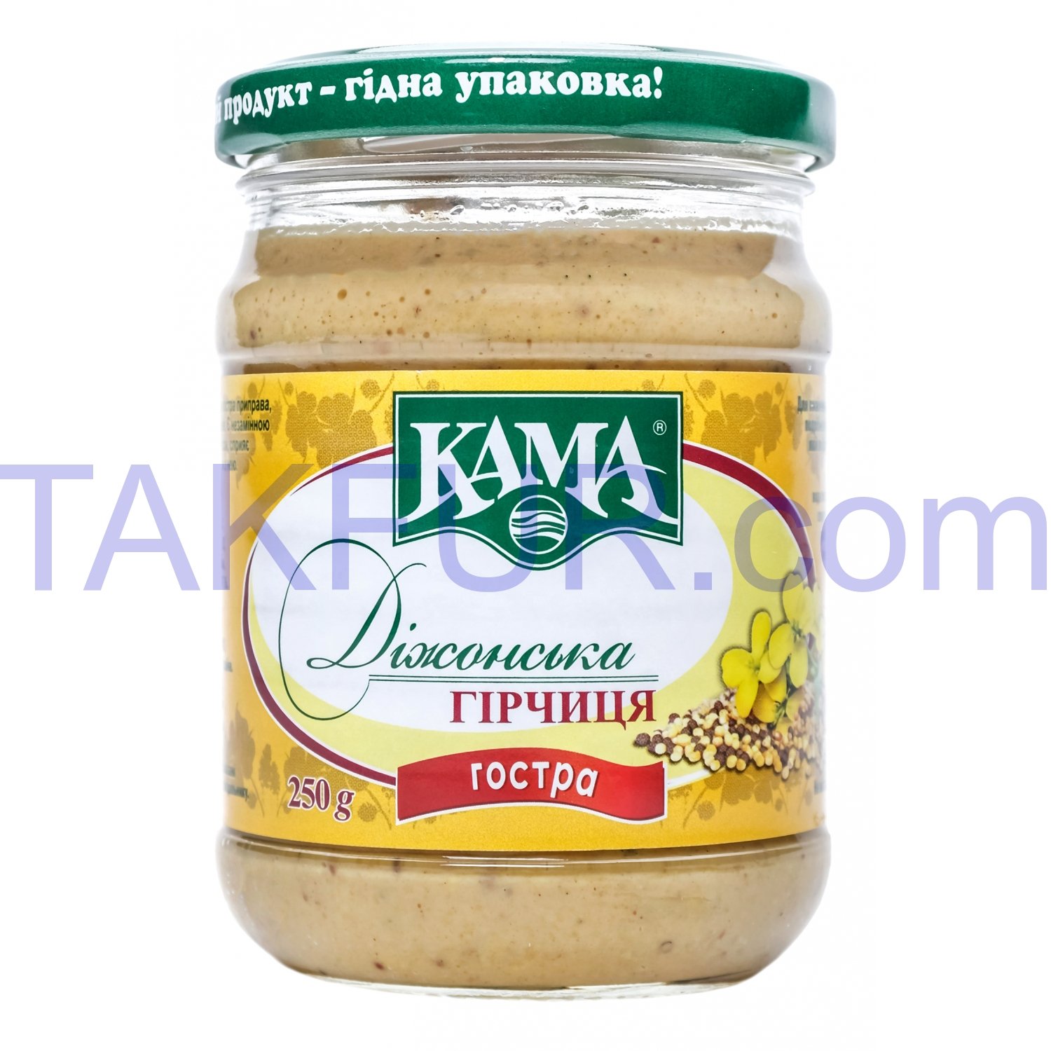 Горчица Кама Дижонская острая 250г купить онлайн с доставкой в офис или ...