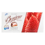 Десерт Konti Bonjour вкус клубники со сливками 232г Image - 3