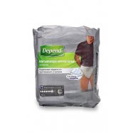 Впитывающее нижнее белье Depend трусы-подгуз взрос муж L 9шт Image - 1