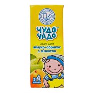 Сок Чудо-Чадо Яблоко-абрикос с мякотью 0,2л Image - 1