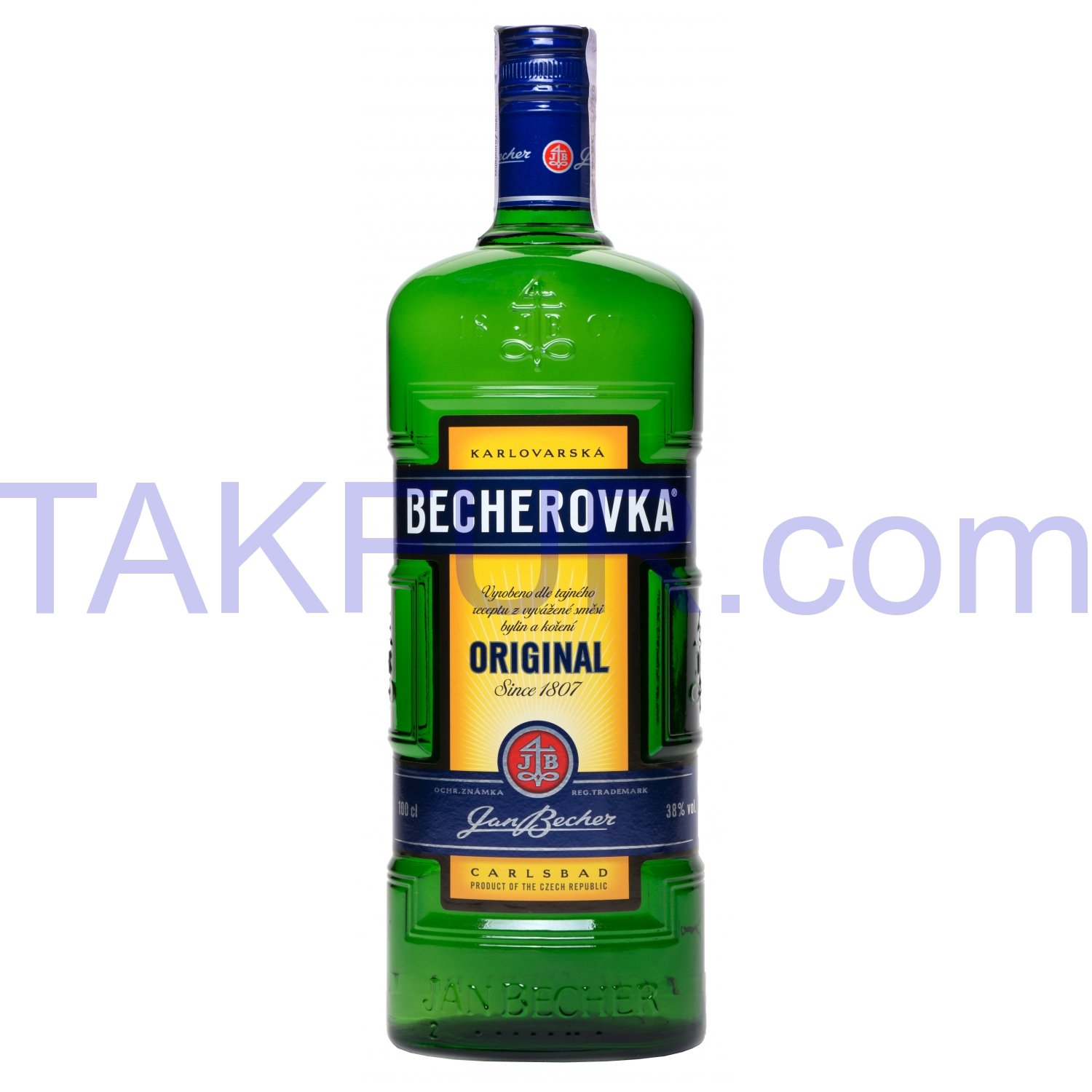 Настойка Becherovka Original ликерная на травах 38% 1л купить онлайн с ...