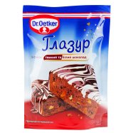 Глазурь Dr. Oetker со вкусом темный и белый шоколад 100г Image - 1