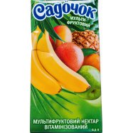 Нектар Садочок мультифруктовый с мякотью 0.5л Image - 1