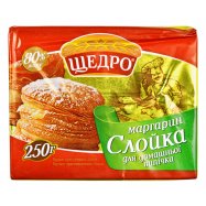 Маргарин Щедро слойка для слоеного теста 80% 250г Image - 1