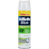 Пена для бритья Gillette Blue Sensitive 250мл Image - 1