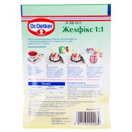 Вещество желеобразующее Dr. Oetker Желфикс д/приготовл 20г Image - 2