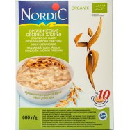 Хлопья Nordic овсяные органические 600г Image - 1