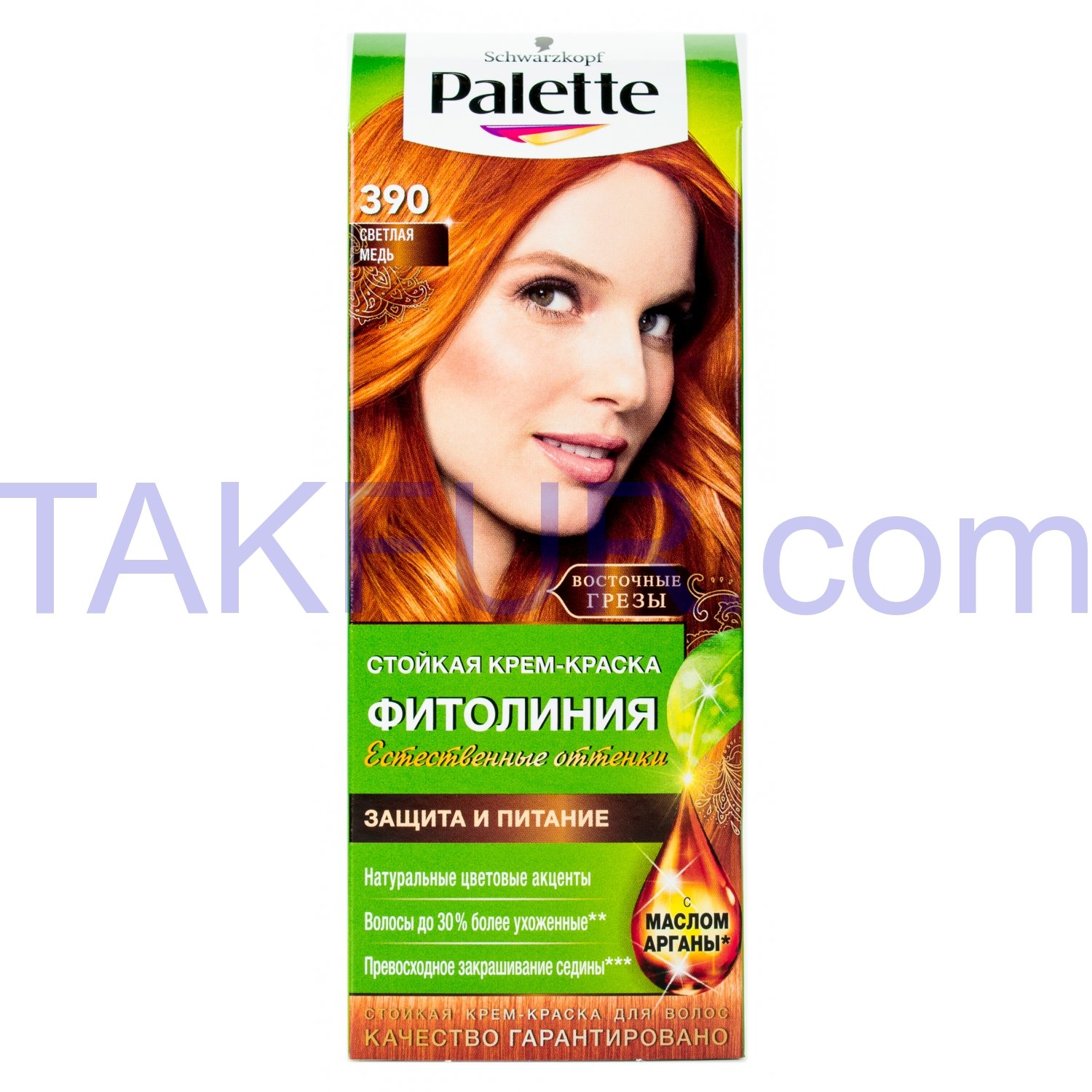 Крем-краска для волос Palette Фитолиния 390 Светлая медь 1шт купить ...