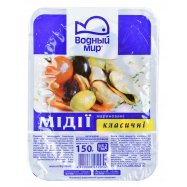 Мидии Водный Мир классические маринованные 150г Image - 1