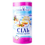 Соль Salute Di Mare морская пищевая натуральная мелкая 350г Image - 1