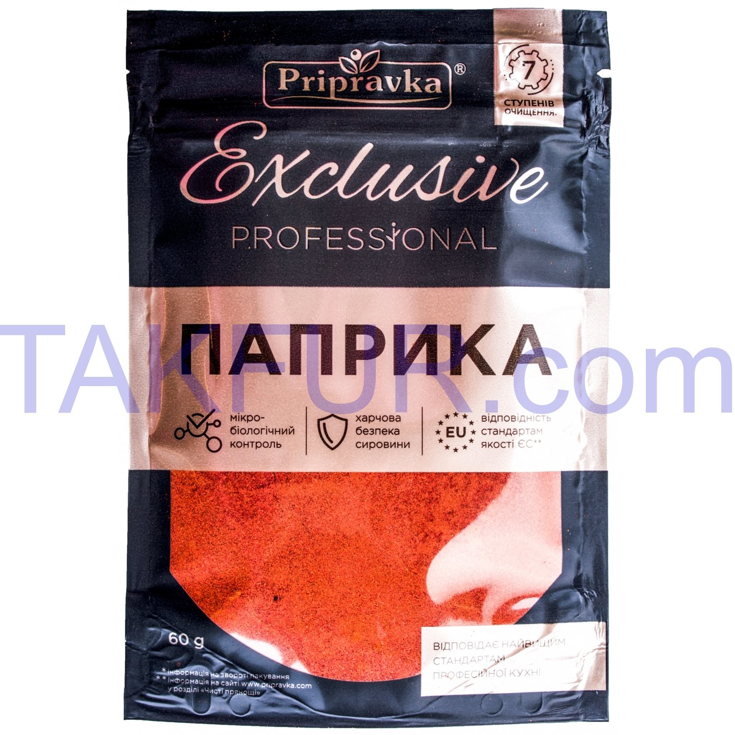 Паприка Pripravka Exclusive Professional молотая 60г купить онлайн с ...