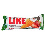 Десерт творожный Like клубника 50г Image - 1