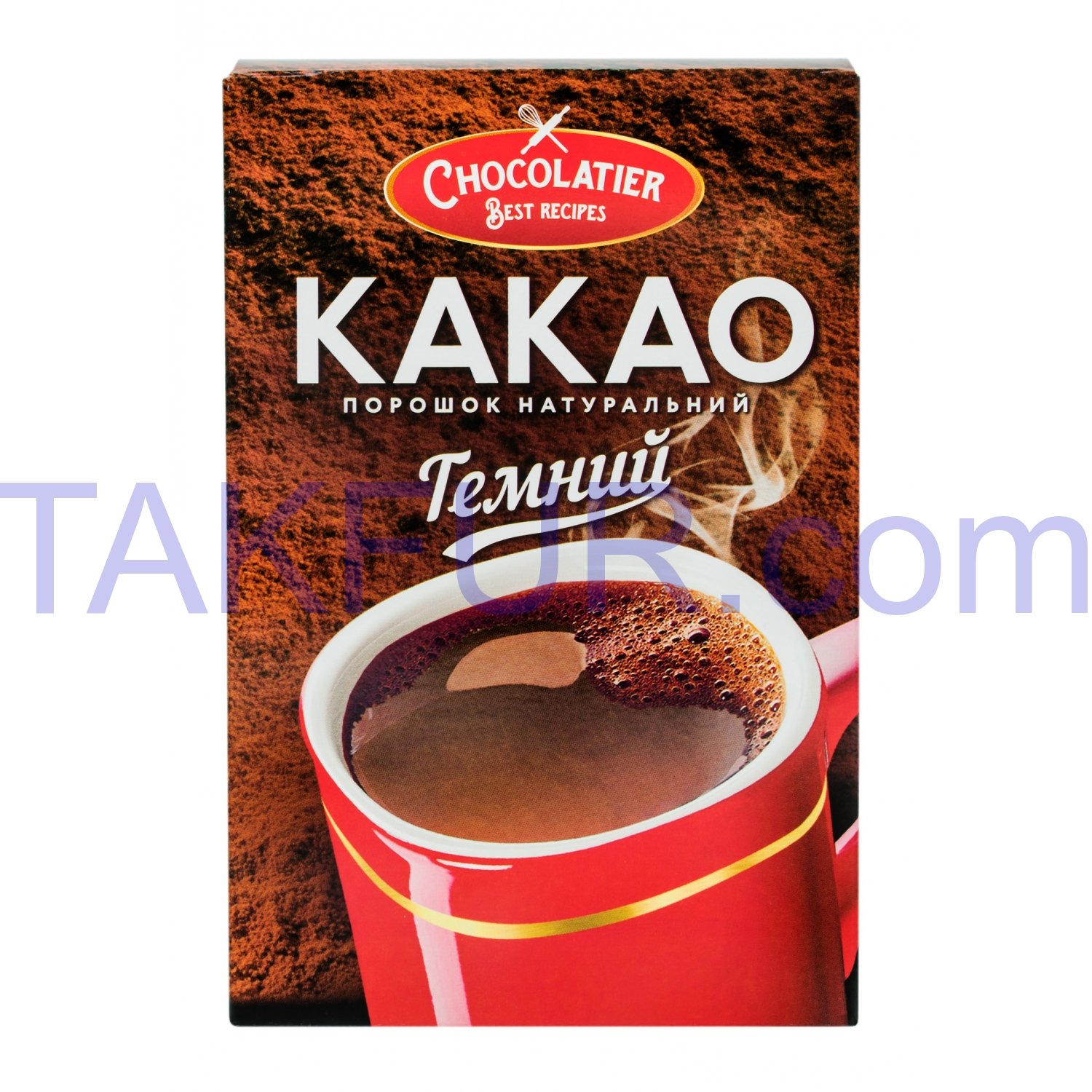 Какао-порошок Chocolatier Темный натуральный 80г купить онлайн с ...