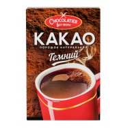Какао-порошок Chocolatier Темный натуральный 80г Image - 1