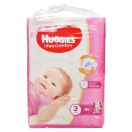 Подгузники Huggies Ultra Comfort 3 для девочек 5-9кг 80шт Image - 1