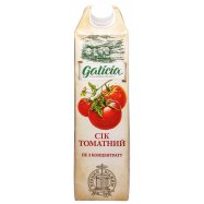 Сок Galicia Томатный с мякотью с солью 1л Image - 1