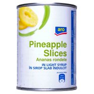 Ананас Aro кольца в легком сиропе 560г Image - 1