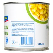 Кукуруза Aro сахарная консервированная из целых зерен 420г Image - 3